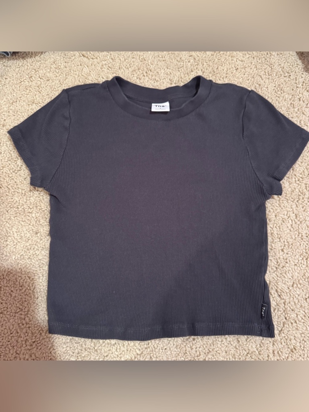 Aritzia TNA gray purply top. Size S.